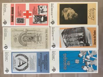 Belgie: jaar 1981 - 16 postfolders met zegels (pfr en gest) beschikbaar voor biedingen