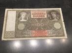 Billet de 100 florins néerlandais, Timbres & Monnaies, Billets de banque | Pays-Bas, 100 florins, Enlèvement ou Envoi