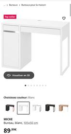 bureau blanc IKEA, Maison & Meubles, Bureaux, Enlèvement, Bureau