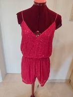 Combishort scintillant, sequins taille élastique. Doublée. M, Kleding | Dames, Jumpsuits, Maat 38/40 (M), Double Crazy, Ophalen of Verzenden