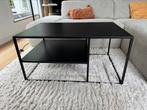 Zwarte moderne salontafel, Ophalen, 50 tot 100 cm, 50 tot 100 cm, Zo goed als nieuw