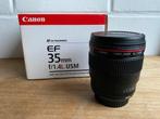 Canon EF 35mm f1.4L USM, Comme neuf, Objectif grand angle, Enlèvement ou Envoi