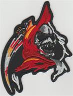 Grim Reaper stoffen opstrijk patch embleem #5, Motos, Accessoires | Autocollants