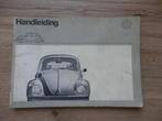 Handleiding / instructieboekje voor VW Kever 1200/1300., Ophalen