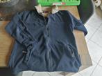 Fleece trui blauw merk basic equipment – maat m Zijzakken me, Ophalen of Verzenden, Basic equipment, Gedragen, Maat 48/50 (M)