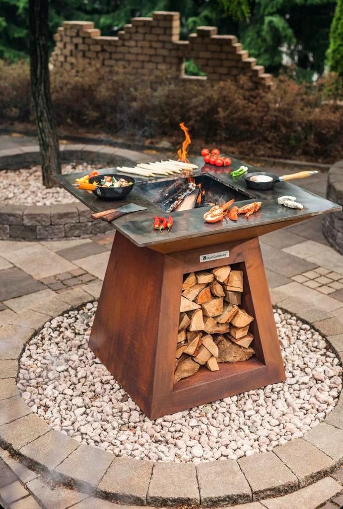 Stalen BBQ, Jardin & Terrasse, Barbecues au charbon de bois, Neuf, Enlèvement ou Envoi