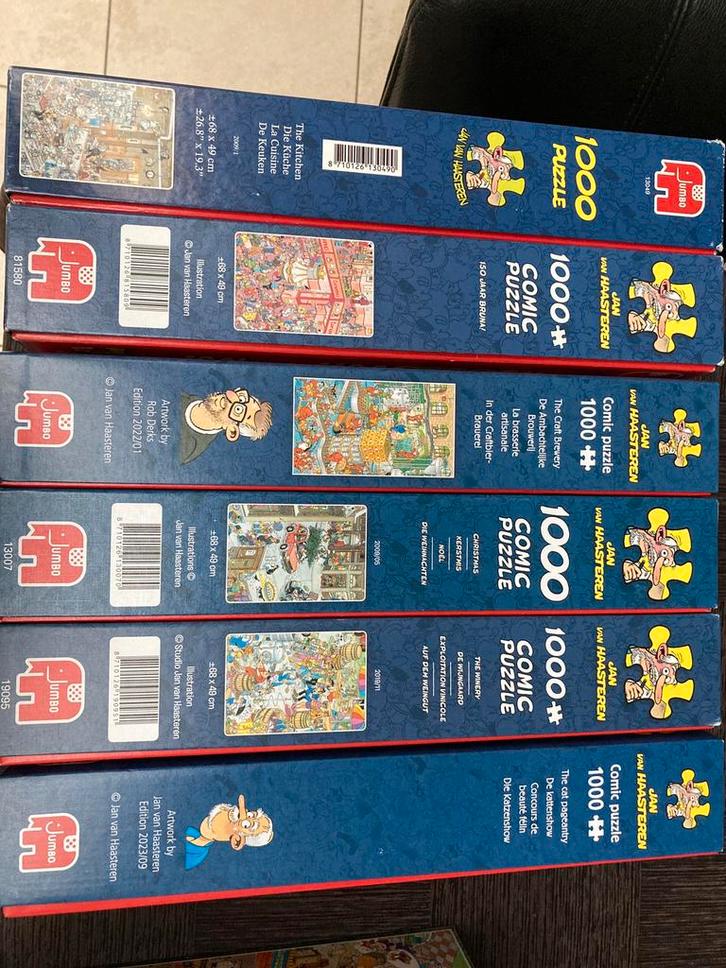 Meerdere Jan van Haasteren puzzels, Hobby en Vrije tijd, Denksport en Puzzels, Zo goed als nieuw, Ophalen of Verzenden