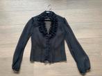 Doorzichtige bloes met kant maat M, Kleding | Dames, Blouses en Tunieken, Ophalen of Verzenden, Zo goed als nieuw, Maat 38/40 (M)