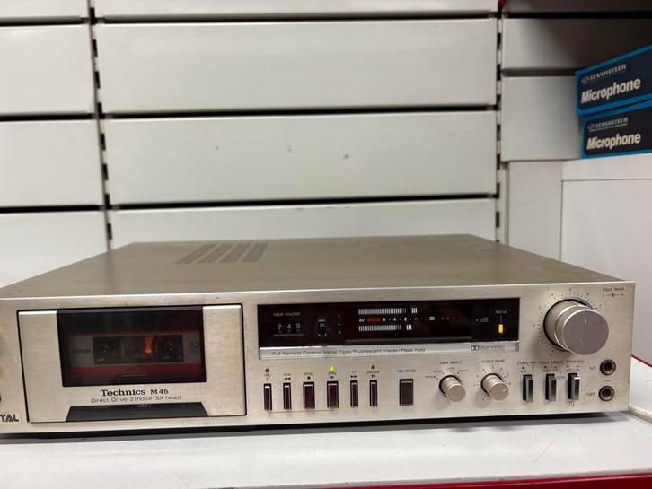 Technics RS-M45 Vintage cassettedeck met directe aandrijving, Audio, Tv en Foto, Cassettedecks, Ophalen