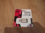 16Gb Kingston DT50 USB 3.1, Computers en Software, USB Sticks, Ophalen of Verzenden, Nieuw, 16 GB