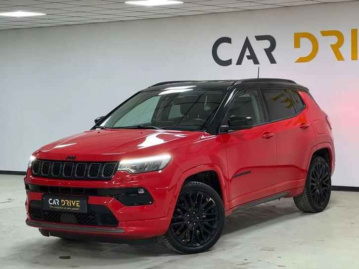 Jeep Compass 1.3 Turbo eAWD S CAMERA/CAPTERUS/ACC/FULL tvac, Auto's, Jeep, Bedrijf, Te koop, Compass, ABS, Achteruitrijcamera