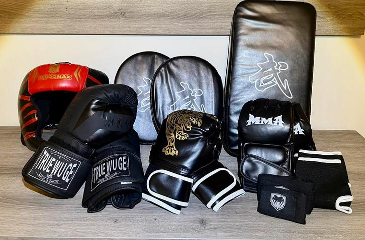 Complete MMA/Boks Trainingsset – Nieuw, nooit gebruikt, Sport en Fitness, Boksen, Zo goed als nieuw, Bokshandschoenen, Ophalen