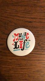 Vintage Button Music for Life, Verzamelen, Ophalen, Nieuw