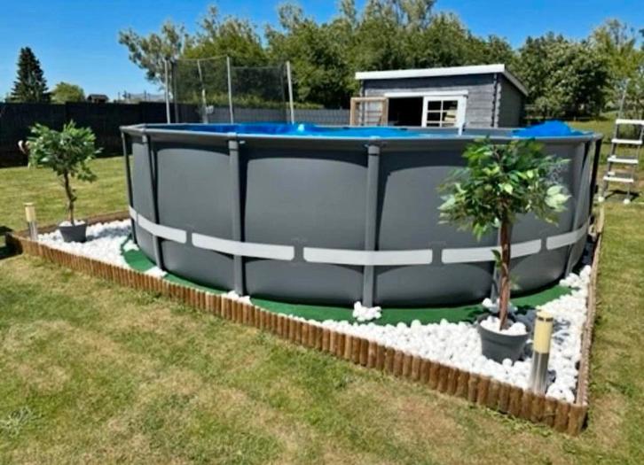 Kit Piscine hors sol intex XTR 4,88m + accessoires, Jardin & Terrasse, Piscines, Utilisé, Piscines hors sol, 80 à 120 cm, 400 cm ou plus