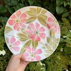 Vintage platte ronde schotel Sarreguemines Digoin Edwina, Ophalen of Verzenden