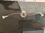 Lamp plafond, 3 led spots, Ophalen, Metaal of Aluminium, Zo goed als nieuw, Led