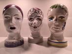Diverses têtes rares en céramique Scheurich 701, Enlèvement ou Envoi