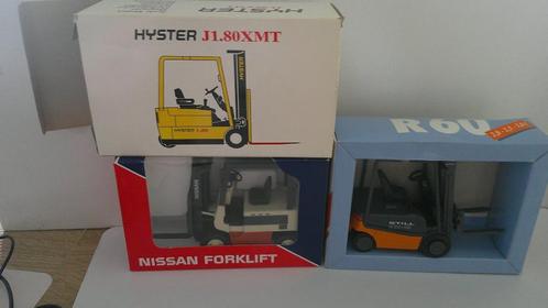 lotje van 3 heftrucks, Hobby en Vrije tijd, Modelauto's | Overige schalen, Zo goed als nieuw, Overige typen, Ophalen of Verzenden
