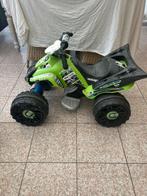 Elektrische kinderquad plastic kawasaki-stijl met oplader, Kinderen en Baby's, Ophalen, Gebruikt