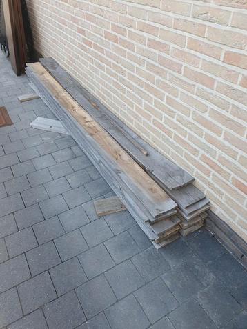 steigerhouten planken, Ophalen, Zo goed als nieuw