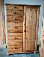 Massief grenen dressoir 137x85x35 • Goede staat, Huis en Inrichting, Kasten | Ladekasten, Ophalen, Gebruikt, 5 laden of meer, 100 tot 150 cm