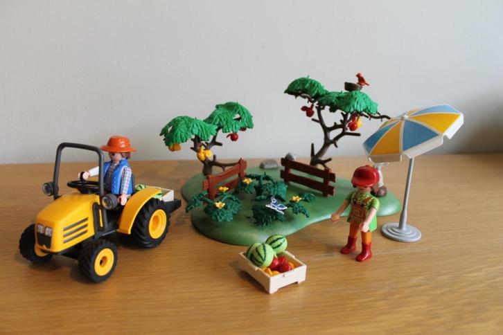 Verger et fermiers  Playmobil Country 6870 Complet, Kinderen en Baby's, Speelgoed | Playmobil, Zo goed als nieuw, Complete set