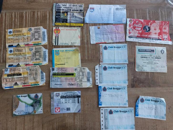 Voetbal tickets, Tickets en Kaartjes, Overige Tickets en Kaartjes