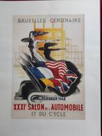 Oude affiches autosalon, Verzamelen, Ophalen, Zo goed als nieuw, Deurposter of groter, Rechthoekig Staand