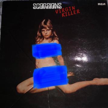 Pochette interdite de l'album vinyle Virgin Killer de Scorpi, Enlèvement