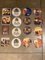 Lot de 16 sous bocks brasserie abbaye de Leffe