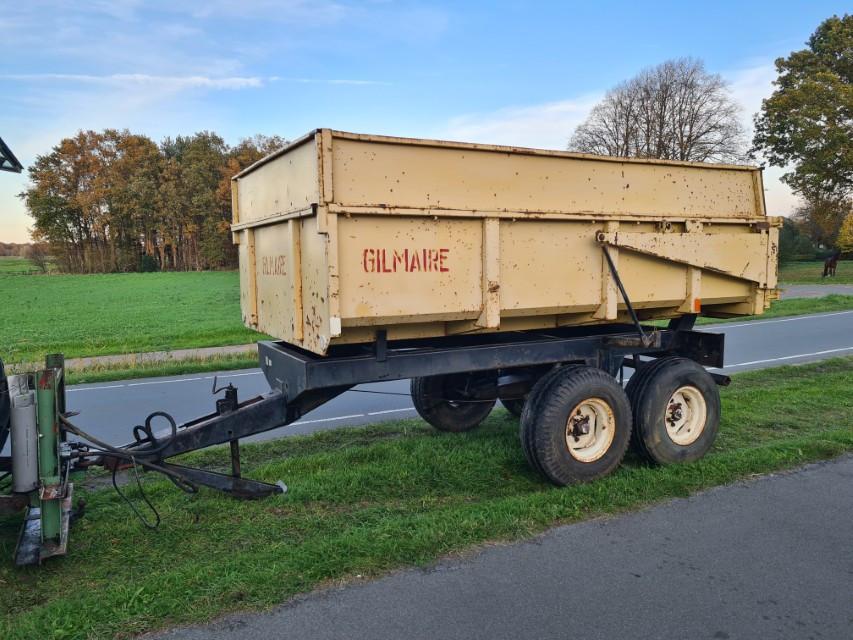 8t Agromet T046 Gilmaire tandemas kipper kipwagen kipkar, Zakelijke goederen, Machines en Bouw | Lastechniek, Ophalen