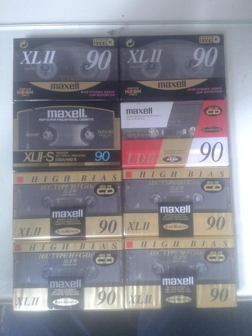 8 X Maxell "Chrome "Cassette bandjes NIEUW., Cd's en Dvd's, Cassettebandjes, Nieuw in verpakking, Ophalen of Verzenden