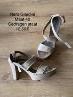 Sandalen Nero Giardini maat 40, Vêtements | Femmes, Chaussures, Nero Giardini, Beige, Porté, Enlèvement ou Envoi