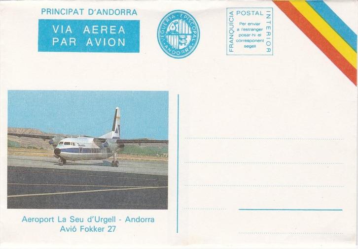 Luchtpost Episcopal - Andorra - Aeroport La Seu d'Urgell -, Postzegels en Munten, Postzegels | Europa | Frankrijk, Postfris, Ophalen of Verzenden