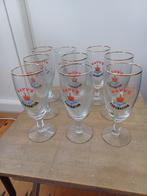 9 verres NAVY’S CORONATION, Verzamelen, Glas en Drinkglazen, Ophalen, Zo goed als nieuw, Bierglas