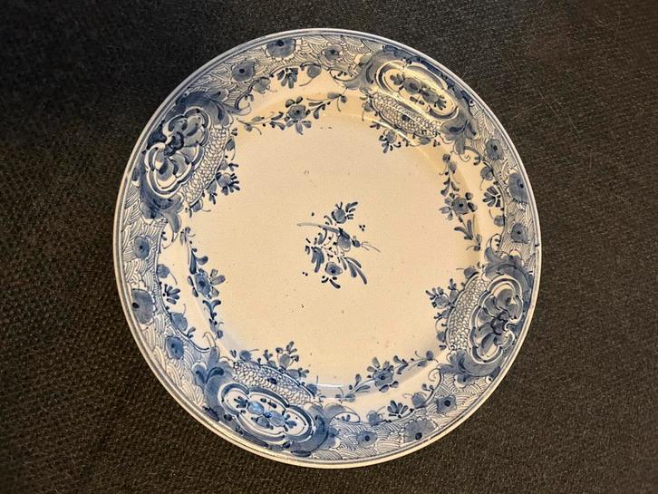 Royal Delft bord blauw wit bloemen B 1880, Antiek en Kunst, Antiek | Keramiek en Aardewerk, Ophalen of Verzenden