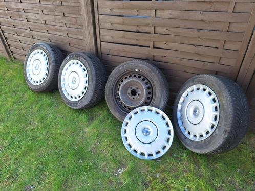Stalen velgen met goeie banden op voor oa Volvo en Ford, Auto-onderdelen, Banden en Velgen, Band(en), 16 inch, 205 mm, Ophalen