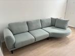 Canapé 4 places avec méridienne (vert clair), Maison & Meubles, Comme neuf, Quatre personnes ou plus, Tissus, 250 à 300 cm