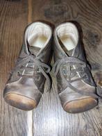 oude lederen baby schoentjes, jaren 1940-50, Antiquités & Art, Enlèvement ou Envoi