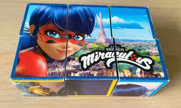 Miraculous Blokkenpuzzel, Kinderen en Baby's, Speelgoed | Kinderpuzzels, Ophalen of Verzenden