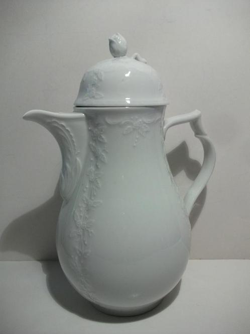 Witte koffiekan Royal Schwabap, Antiek en Kunst, Antiek | Servies los, Ophalen of Verzenden