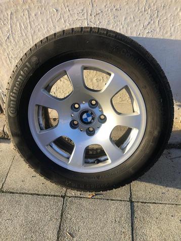 Set (4x) winterbanden Continental 225/55 op 16” BMW velgen beschikbaar voor biedingen