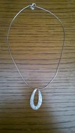 VICTORIA halsketting met hanger, sterling zilver, zirkonium, Handtassen en Accessoires, Kettingen, Met hanger, Ophalen of Verzenden