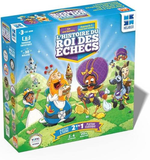 Neuf - L'histoire du Roi des échecs (Megableu), Hobby en Vrije tijd, Gezelschapsspellen | Bordspellen, Nieuw, Ophalen of Verzenden