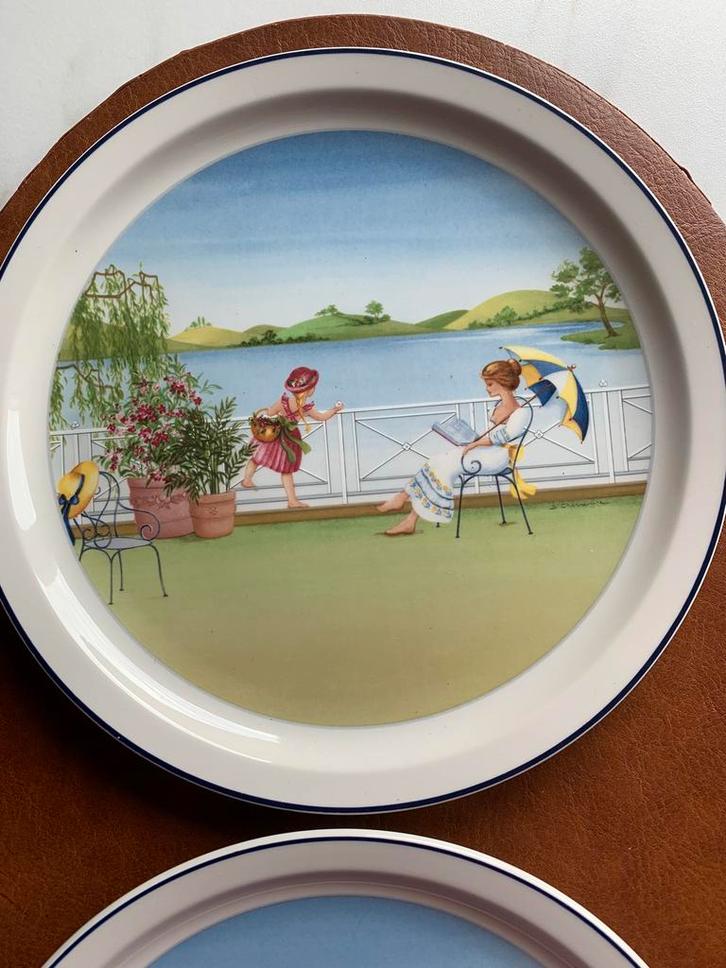 Villeroy & Boch The Romantic Seasons, Antiek en Kunst, Antiek | Wandborden en Tegels, Ophalen