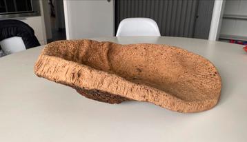 Grote schaal in natuurlijke kurkschors, uniek  beschikbaar voor biedingen