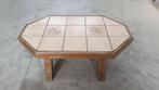 Table de salon en chêne carrelée, Maison & Meubles, Enlèvement, Chêne