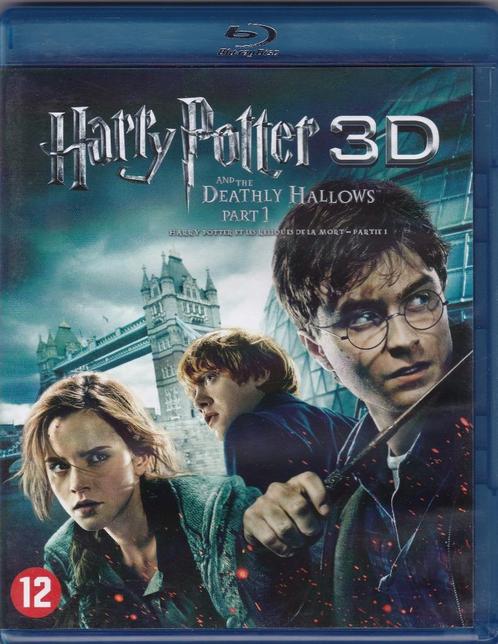 Harry Potter ( Deathly Hallows 3D+ Blu-Ray ) part 1 & 2, CD & DVD, Blu-ray, Comme neuf, Science-Fiction et Fantasy, 3D, Enlèvement ou Envoi