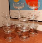 Champagnecoupes 4 euro/st, Antiek en Kunst, Antiek | Glaswerk en Kristal, Ophalen of Verzenden