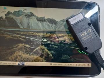 Tablet met vcds en interface. Vw groep beschikbaar voor biedingen